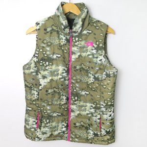 The North Face Camo Puffer Vest Size L